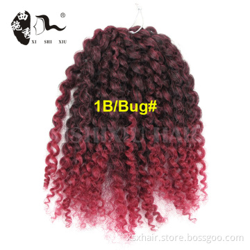 2016 Alibaba Express mali bob Mambo Crochet Twist Synthetic Afro Kinky Twist Braid For Hair Extension
